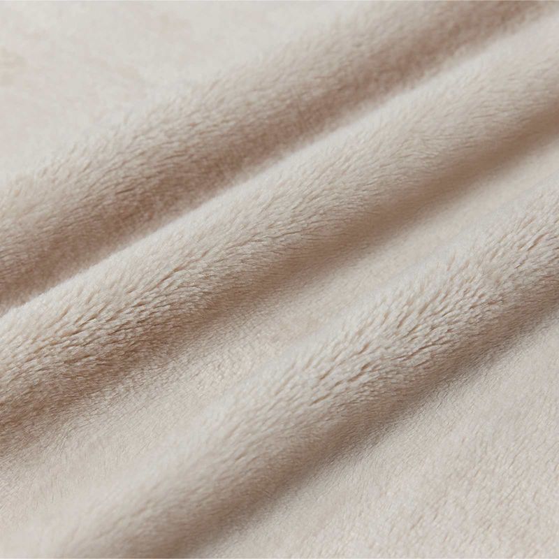 Casa si Gradina - Textile si covoare - Pături și cuverturi - Pături - Patura Bej 220 x 240 cm Molton - Infinity.ro