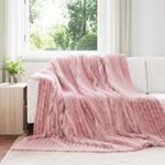 Casa si Gradina - Textile si covoare - Pături și cuverturi - Pături - Patura Roz 270 x 240 cm Molton - Infinity.ro