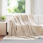 Casa si Gradina - Textile si covoare - Pături și cuverturi - Pături - Patura Bej 220 x 240 cm Molton - Infinity.ro