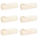 Casa si Gradina - Textile si covoare - Lenjerii de pat - Cearceafuri de pat - Paturi 6 pcs Crem 210 x 140 cm Molton - Infinity.ro
