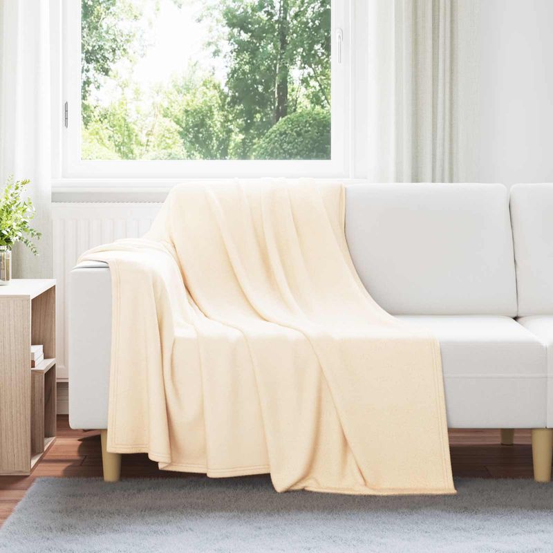 Casa si Gradina - Textile si covoare - Lenjerii de pat - Cearceafuri de pat - Paturi 24 pcs Crem 200 x 150 cm Molton - Infinity.ro