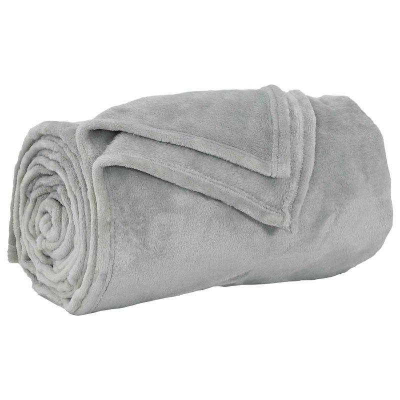 Casa si Gradina - Textile si covoare - Lenjerii de pat - Cearceafuri de pat - Paturi 6 pcs Gri 240 x 270 cm Molton - Infinity.ro