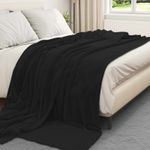Casa si Gradina - Textile si covoare - Lenjerii de pat - Cearceafuri de pat - Paturi 6 pcs Negru 220 x 240 cm Molton - Infinity.ro
