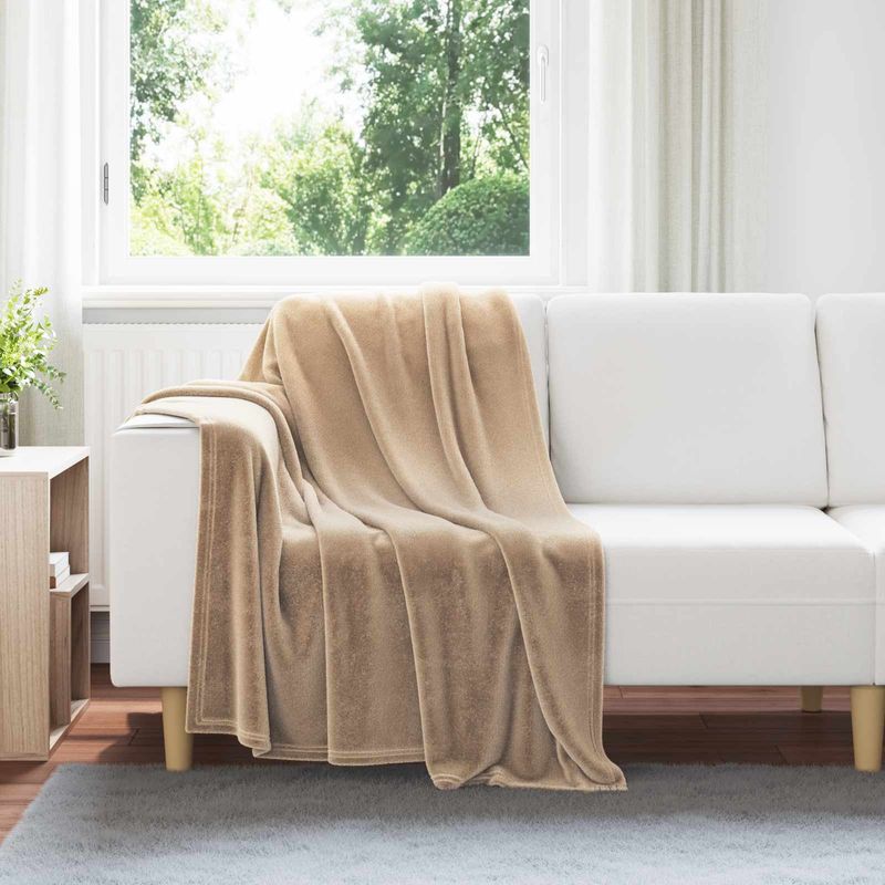 Casa si Gradina - Textile si covoare - Pături și cuverturi - Pături - Patura Culoare Camila 130 x 150 cm Molton - Infinity.ro