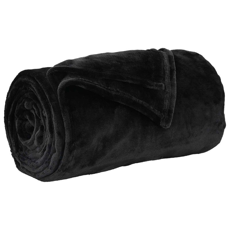 Casa si Gradina - Textile si covoare - Lenjerii de pat - Cearceafuri de pat - Paturi 6 pcs Negru 130 x 150 cm Molton - Infinity.ro