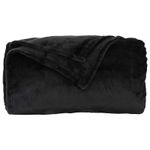 Casa si Gradina - Textile si covoare - Lenjerii de pat - Cearceafuri de pat - Paturi 6 pcs Negru 240 x 270 cm Molton - Infinity.ro