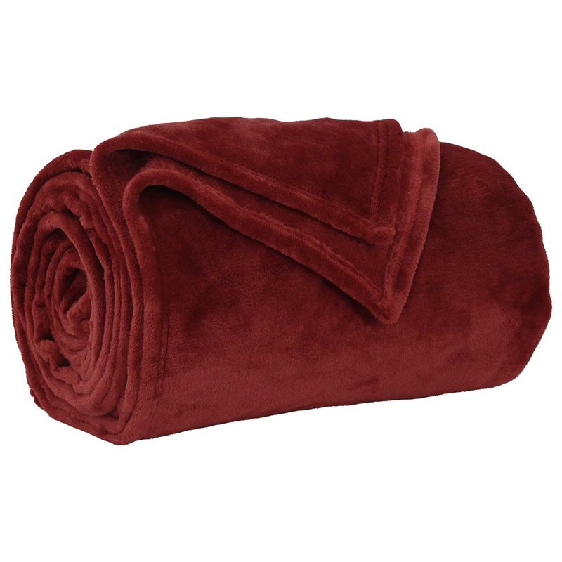 Casa si Gradina - Textile si covoare - Lenjerii de pat - Cearceafuri de pat - Paturi 6 pcs Rosu Bordeaux 240 x 270 cm Molton - Infinity.ro