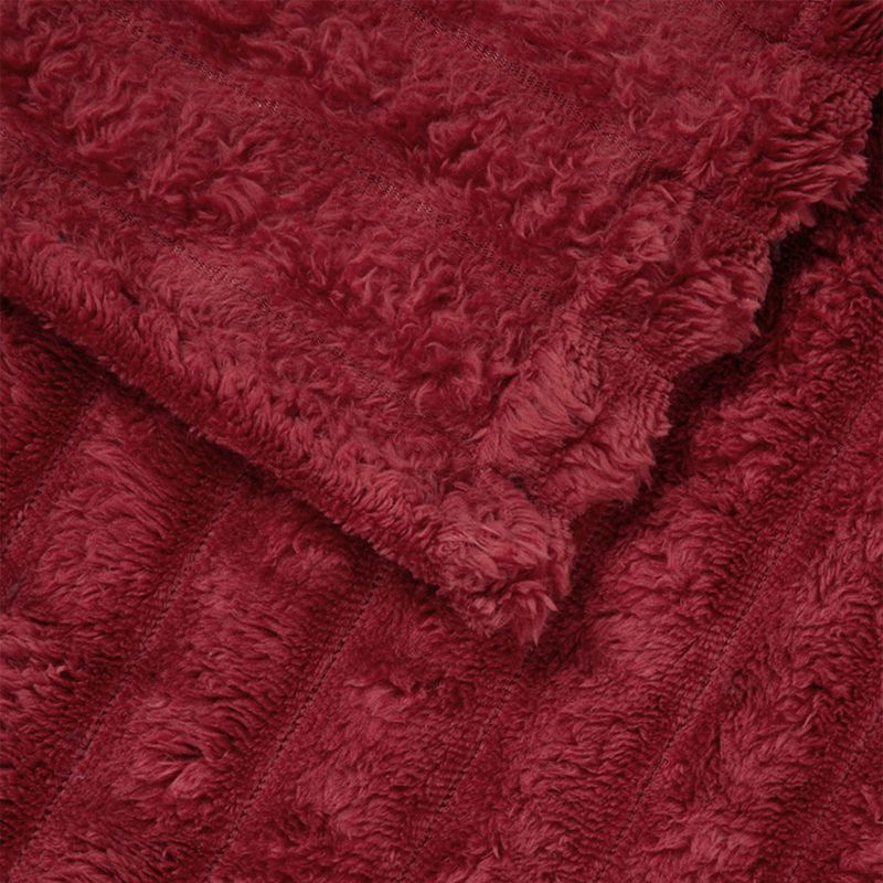 Casa si Gradina - Textile si covoare - Pături și cuverturi - Pături - Patura Rosu Bordeaux 200 x 150 cm Molton - Infinity.ro