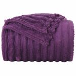 Casa si Gradina - Textile si covoare - Pături și cuverturi - Pături - Patura Violet 150 x 130 cm Molton - Infinity.ro