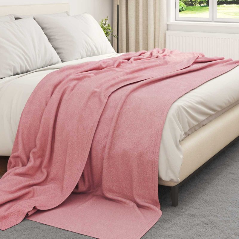 Casa si Gradina - Textile si covoare - Lenjerii de pat - Cearceafuri de pat - Paturi 6 pcs Roz 240 x 220 cm Molton - Infinity.ro