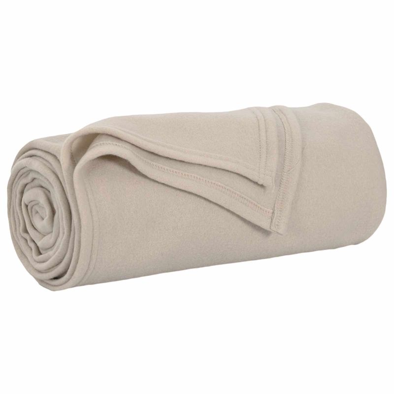 Casa si Gradina - Textile si covoare - Pături și cuverturi - Pături - Patura Bej 240 x 220 cm Molton - Infinity.ro