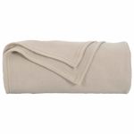 Casa si Gradina - Textile si covoare - Pături și cuverturi - Pături - Patura Bej 240 x 220 cm Molton - Infinity.ro