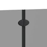 Casa si Gradina - Sanitare - Cazi si cabine de dus - Paravane si usi - Paravan dus Manual Negru 130 x 138 cm Sticla ESG si aluminiu - Infinity.ro