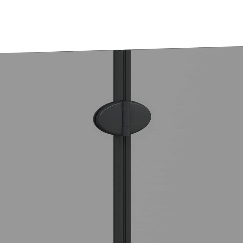 Casa si Gradina - Sanitare - Cazi si cabine de dus - Paravane si usi - Paravan dus Manual Negru 130 x 138 cm Sticla ESG si aluminiu - Infinity.ro