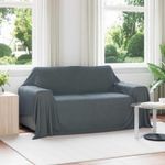 Casa si Gradina - Textile si covoare - Pături și cuverturi - Pături - Patura Gri inchis 280 x 210 cm Molton - Infinity.ro