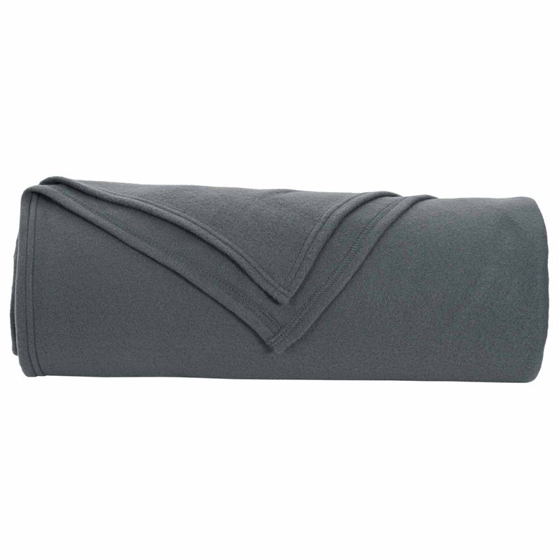 Casa si Gradina - Textile si covoare - Pături și cuverturi - Pături - Patura Gri inchis 280 x 210 cm Molton - Infinity.ro