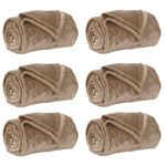 Casa si Gradina - Textile si covoare - Lenjerii de pat - Cearceafuri de pat - Paturi 6 pcs Culoare Camila 150 x 200 cm Molton - Infinity.ro