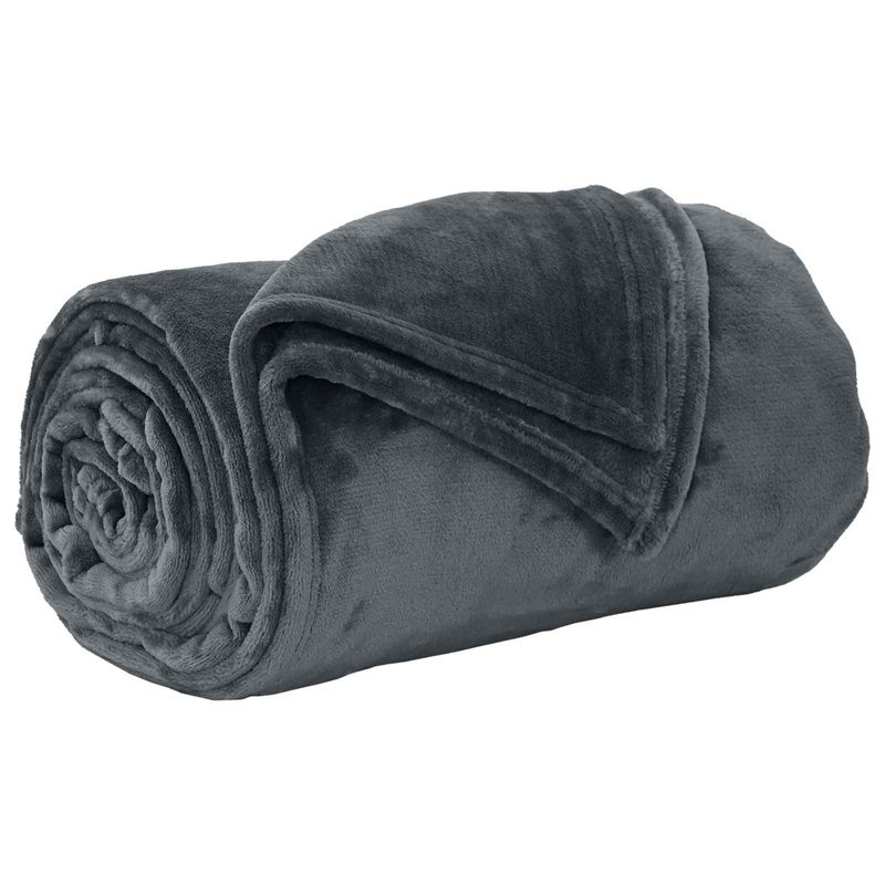 Casa si Gradina - Textile si covoare - Lenjerii de pat - Cearceafuri de pat - Paturi 6 pcs Gri inchis 150 x 200 cm Molton - Infinity.ro