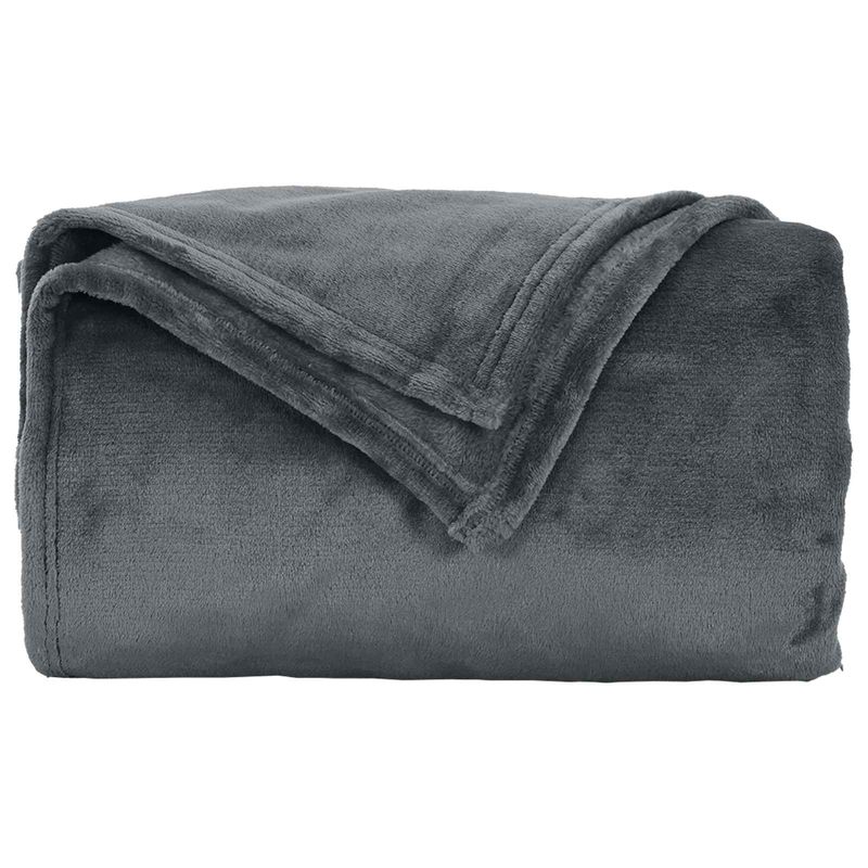 Casa si Gradina - Textile si covoare - Lenjerii de pat - Cearceafuri de pat - Paturi 6 pcs Gri inchis 150 x 200 cm Molton - Infinity.ro