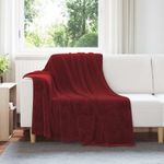Casa si Gradina - Textile si covoare - Pături și cuverturi - Pături - Patura Rosu Bordeaux 150 x 200 cm Molton - Infinity.ro