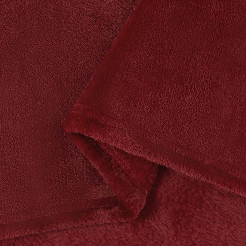 Casa si Gradina - Textile si covoare - Pături și cuverturi - Pături - Patura Rosu Bordeaux 150 x 200 cm Molton - Infinity.ro
