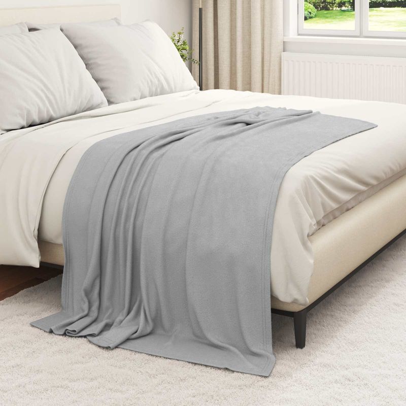 Casa si Gradina - Textile si covoare - Lenjerii de pat - Cearceafuri de pat - Paturi 6 pcs Gri 170 x 130 cm Molton - Infinity.ro