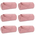 Casa si Gradina - Textile si covoare - Lenjerii de pat - Cearceafuri de pat - Paturi 6 pcs Roz 270 x 240 cm Molton - Infinity.ro