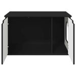 Petshop - Accesorii petshop - Jucarii animale - Ansambluri de joaca - Casa pentru pisici Negru 85 x 55 x 53,5 cm Lemn compozit - Infinity.ro
