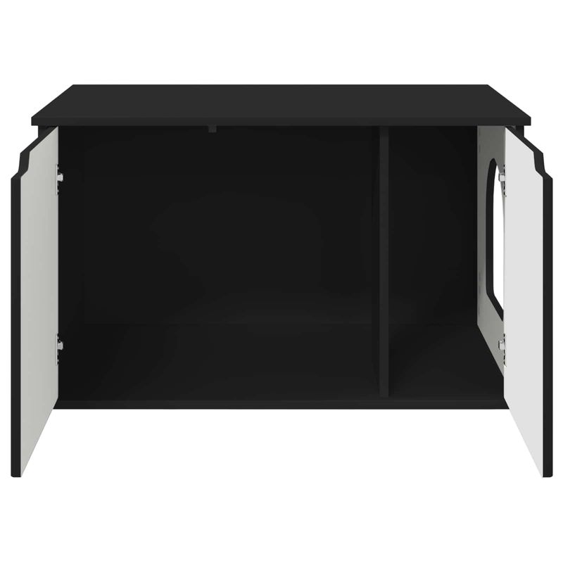 Petshop - Accesorii petshop - Jucarii animale - Ansambluri de joaca - Casa pentru pisici Negru 85 x 55 x 53,5 cm Lemn compozit - Infinity.ro