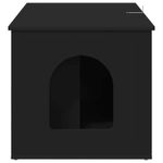 Petshop - Accesorii petshop - Jucarii animale - Ansambluri de joaca - Casa pentru pisici Negru 85 x 55 x 53,5 cm Lemn compozit - Infinity.ro