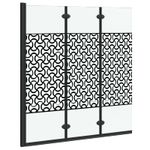 Casa si Gradina - Sanitare - Cazi si cabine de dus - Paravane si usi - Paravan dus Negru si transparent 130 x 130 cm sticla securizata - Infinity.ro