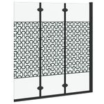 Casa si Gradina - Sanitare - Cazi si cabine de dus - Paravane si usi - Paravan dus Negru si transparent 130 x 130 cm sticla securizata - Infinity.ro