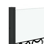 Casa si Gradina - Sanitare - Cazi si cabine de dus - Paravane si usi - Paravan dus Negru si transparent 130 x 130 cm sticla securizata - Infinity.ro