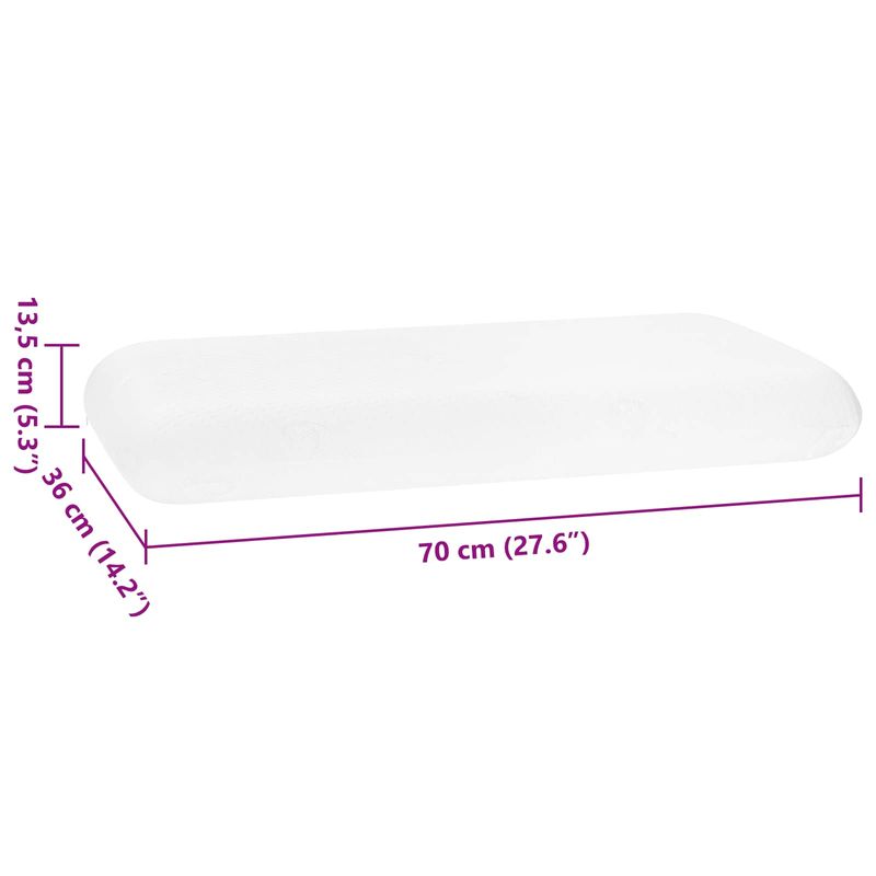 Casa si Gradina - Textile si covoare - Perne si pilote - Perne - Perna de Somn Simplu 70 x 36 x 13 cm - Infinity.ro