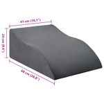 Casa si Gradina - Textile si covoare - Perne si pilote - Perne - Perna pentru Picioare Gri 68 x 40 x 18 cm - Infinity.ro