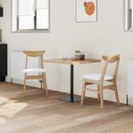 Casa si Gradina - Mobilier - Scaune si fotolii - Scaune - Scaune de dining 2 pcs natural 42 x 47.5 x 81 cm - Infinity.ro