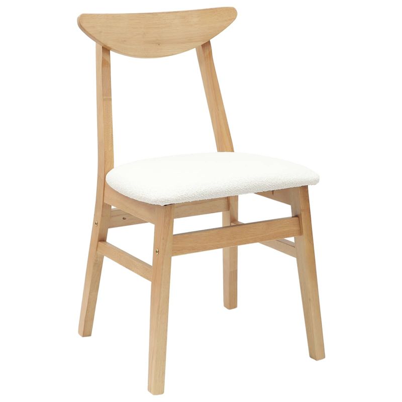 Casa si Gradina - Mobilier - Scaune si fotolii - Scaune - Scaune de dining 2 pcs natural 42 x 47.5 x 81 cm - Infinity.ro