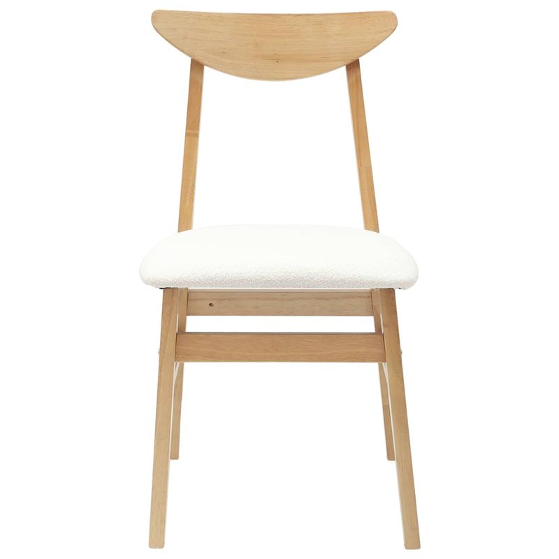 Casa si Gradina - Mobilier - Scaune si fotolii - Scaune - Scaune de dining 2 pcs natural 42 x 47.5 x 81 cm - Infinity.ro