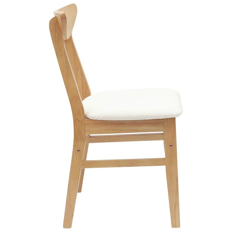 Casa si Gradina - Mobilier - Scaune si fotolii - Scaune - Scaune de dining 2 pcs natural 42 x 47.5 x 81 cm - Infinity.ro