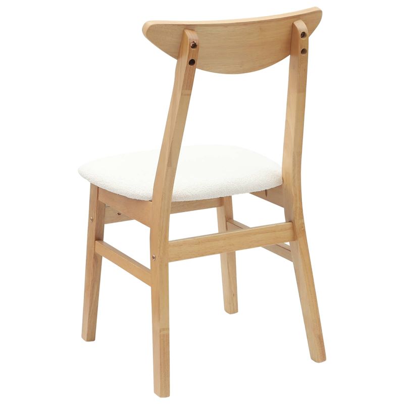 Casa si Gradina - Mobilier - Scaune si fotolii - Scaune - Scaune de dining 2 pcs natural 42 x 47.5 x 81 cm - Infinity.ro