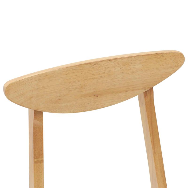 Casa si Gradina - Mobilier - Scaune si fotolii - Scaune - Scaune de dining 2 pcs natural 42 x 47.5 x 81 cm - Infinity.ro