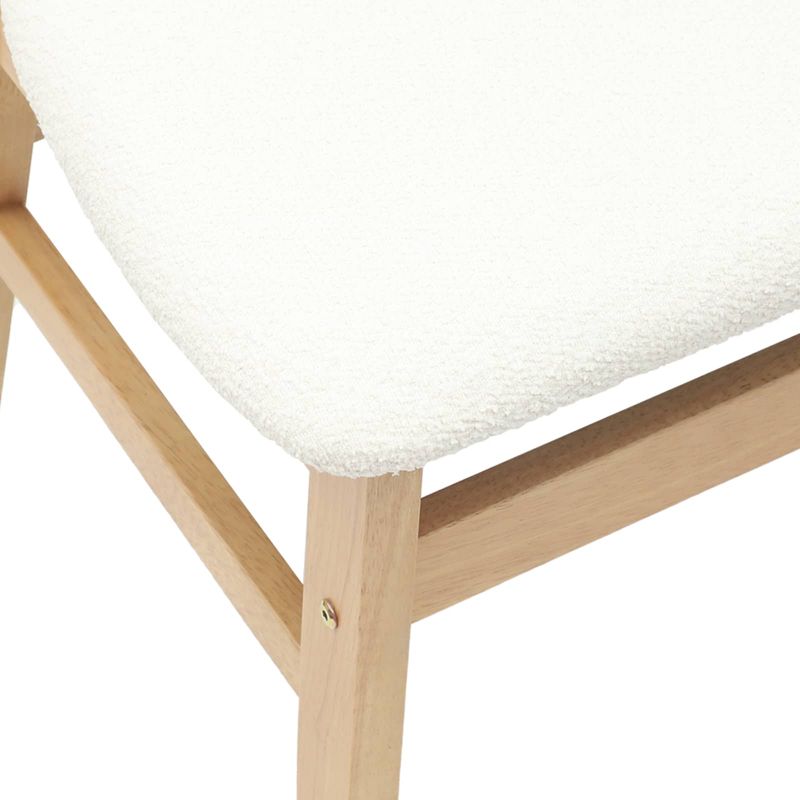 Casa si Gradina - Mobilier - Scaune si fotolii - Scaune - Scaune de dining 2 pcs natural 42 x 47.5 x 81 cm - Infinity.ro