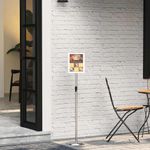 Casa si Gradina - Decoratiuni - Pereti despartitori si paravane - Panouri pentru Targuri Argintiu 25 x 25 x 125 cm Aluminiu - Infinity.ro