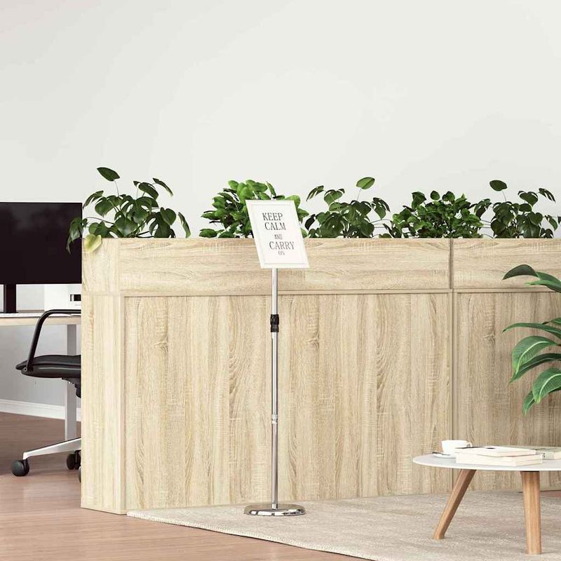 Casa si Gradina - Decoratiuni - Pereti despartitori si paravane - Panouri pentru Targuri Argintiu 25 x 25 x 125 cm Aluminiu - Infinity.ro