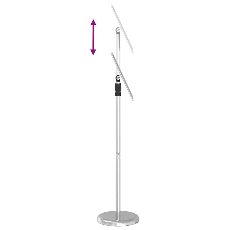 Casa si Gradina - Decoratiuni - Pereti despartitori si paravane - Panouri pentru Targuri Argintiu 25 x 25 x 125 cm Aluminiu - Infinity.ro