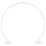 Casa si Gradina - Gradina si terasa - Decoratiuni exterior - Arcade - Arc de nunta Alb 220 x 45 x 200 cm Otel - Infinity.ro