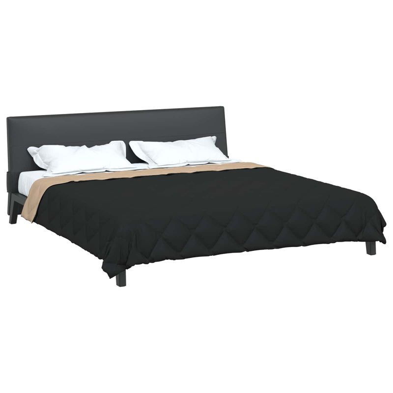 Casa si Gradina - Textile si covoare - Perne si pilote - Pilote - Duvet complet pe tot parcursul anului Negru si Taupe - Infinity.ro