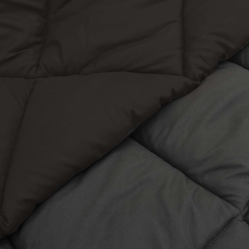 Casa si Gradina - Textile si covoare - Perne si pilote - Pilote - Duvet de iarna Negru si antracit 200 x 155 cm Microfibra - Infinity.ro