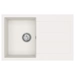 Casa si Gradina - Sanitare - Chiuveta bucatarie si accesorii - Chiuvete bucatarie - Chiuveta Alb 780 x 500 mm 80% Quartz si 20% Rasina - Infinity.ro