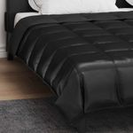 Casa si Gradina - Textile si covoare - Perne si pilote - Pilote - Pilota de vara Negru 200 x 200 cm Satin si Microfibra - Infinity.ro